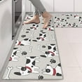 thumbnail image 2 of Kitchen Rugs Sets Of 2,Cute Cartoon Dog Anti Fatigue Kitchen Mat Rugs Non Slip Washable,Decorative Kitchen Floor Mats for Kitchen,Sink,Laundry,17"X47", 2 of 5