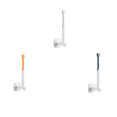 thumbnail image 3 of Inteprter Colgador montado en la pared Bolso telescópico ajustable Soporte de paraguas Hotel Oficina Baño Cocina Gancho de almacenamiento sin Juegos de accesorios de baño Naranja, 3 of 6