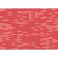 thumbnail image 1 of Ahgly Tapis Rectangulaire Rouge Lavable en Machine, 4 Pieds x 6 Pieds, 1 of 1