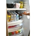 VisiFast Clear Plastic Beverage Organizer, Fridge Dispenser, Water