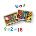 thumbnail image 5 of Melissa & Doug Deluxe Magnetic Letters and Numbers Set With 89 Wooden Magnets, 5 of 10