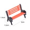 thumbnail image 2 of 2PCS Landscape Ornament Creative Mini Garden Bench Mini Landscape Decor Garden Ornament, 2 of 10