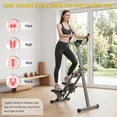 thumbnail image 5 of Leumius Stair Stepper for Home Gym Exercise,Vertical Climber Exercise Equipment with LCD Display,Compact Folding Stair Climber with Extended Step Range,Gunmetal, 5 of 7