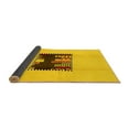 thumbnail image 2 of Ahgly Company Indoor Square Abstract Yellow Modern Area Rugs, 4' Square, 2 of 4