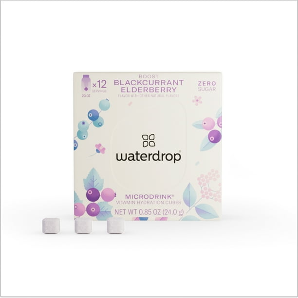 waterdrop Microdrink BOOST Flavored Water Packets with Valuable