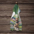 thumbnail image 4 of Norfolk Terrier Spring Path Kitchen Towel, 4 of 5