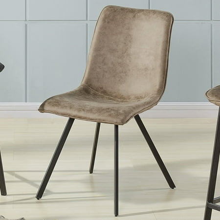 !nspire Faux Suede Dining Chair - Set of 2 - Walmart.com