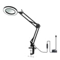 thumbnail image 3 of Neoglint Flexible Clamp-on Table Lamp with 8x Magnifier Swing Arm Dimmable LEDs Desk Light 3 Color Modes & 10 Brightness Levels Reading Working Studying Light, 3 of 7