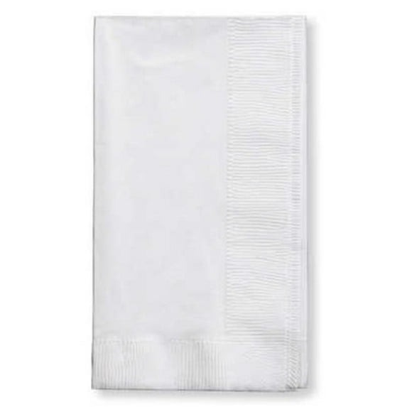 Hoffmaster Group 67000B 0.12 in. Dinner 2-Ply Fold Napkins, White - 50 per Case - Case of 12