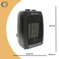thumbnail image 6 of Comfort Zone CZ442 Ceramic Electric Portable Heater, Black, 6 of 11