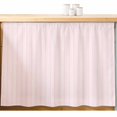 thumbnail image 2 of Blush Pink Line Striped Small Cabinet Curtains 10"W x 11"L, Farmhouse Pink Stripes Sink Skirt Dust-Proof Short Curtain for Bathroom Vanity Storage Cubby Desk, Self Adhesive Privacy Drapes, 2 of 9