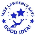 thumbnail image 1 of Printtoo Personalized Teachers Stamp Good Idea! Teachers Name Self-Inking Rubber Stamp Appreciation Message For School Classroom & Homework Supplies,Blue - 30 x 30 mm, 1 of 6
