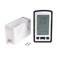 thumbnail image 1 of Indoor Outdoor Weather Station with Wireless Rain Gauge and Temperature Monitor, 1 of 5