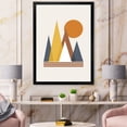 thumbnail image 3 of Designart 'Sun and Mountain Abstract' Modern Framed Art Print, 3 of 4