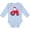 AE-Light Blue, variant on Inktastic Farming Red Tractor Boys or Girls Long Sleeve Baby Bodysuit