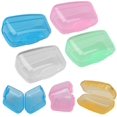 thumbnail image 1 of Funda de cepillo de dientes portátil de 10 piezas, cubierta protectora de cabezal de cepillo de dientes compatible con viaje Afortunado Sencillez, 1 of 4