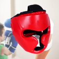 thumbnail image 2 of Casco de boxeo Zulema Protector facial Karate Rojo, 2 of 8