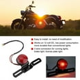thumbnail image 4 of Lámpara De Freno, Luz Trasera LED De 3 Cables De Plástico ABS Rojo Para Motocicleta Scooter, 4 of 7