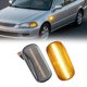 thumbnail image 1 of Luces de Marcador Lateral LED Ámbar Dinámicas Unique Bargains 34301S5A013/34301S5HT02 para Honda Accord 1997-2013 Luz de Señal Lateral Fluyente Lente Transparente 1 Par, 1 of 7