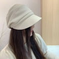 thumbnail image 4 of Qarigey Gorra estilo boina vintage de Omen, estilo versátil para cualquier ocasión. Gorra con visera de taxista estilo vendedor de Sombreros Negro, 4 of 6