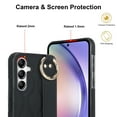 thumbnail image 5 of Finger Ring Wrist Band Phone Case Compatible with Samsung Galaxy S25 for Women Girls, Adjustable Wristband Kickstand [Stand Function] PU Leather Case Cover for Samsung Galaxy S25, Black, 5 of 8