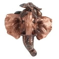thumbnail image 2 of Gancho para colgar abrigos y sombreros montado en la pared de resina con forma de Animal único, decoración de baño, cobre antiguo, 2 of 12