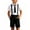 Black#birthday gifts#9, variant on oelaio Kid Boy Uniform Outfits 4 Piece Gentleman Wedding Suit Sets Cotton Formal Dress Shirt and Flat Front Shorts with Tie & Suspender Black 9 Years
