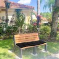 thumbnail image 1 of OUNONA Black Outdoor Swing Cushion For Home Use Cloth 1Set, 1 of 8