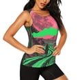 thumbnail image 2 of Fotbe Neon Desert Moon Blusas Sin Mangas para Mujer – Estilo Casual, Corte Suelto, Slim-Fit, Cuello Redondo Deportivo, Tops de Verano para Gimnasio y Yoga-Medium, 2 of 7