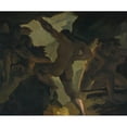 thumbnail image 3 of Théodore Géricault 24x20 Black Modern Framed Museum Art Print Titled - Episode of the Titans War, 3 of 5