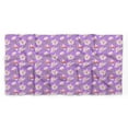 thumbnail image 5 of Bimba Purple Leaves & Magnolia Floral Pure Silk Printed Scarf Dupatta Head Neck Wrap Bandanas For Women 40 x 40 Inches, 5 of 6