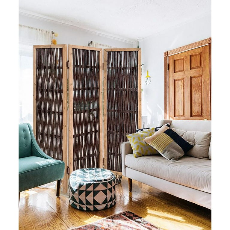 3 Panel Kirkwood Room Divider With Interconnecting Branches Design 3 Panel Kirkwood Room Divider With Interconnecting Branches Design