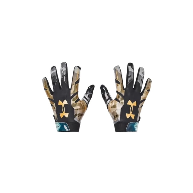Under Armour F8 - Guantes de fútbol para hombre (005), color negro, verde brisa y blanco, talla XL
