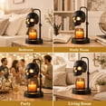 thumbnail image 5 of Skull Candle Warmer Lamp with Timer, Dimmer and Adjustable Height, 2 Bulbs Included, Gothic Decor for Bedroom, Living Room, Halloween, 5 of 8