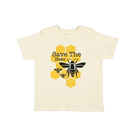 

Inktastic Honeycomb Save The Bees Gift Toddler Boy or Toddler Girl T-Shirt