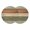 Seaweed Green, variant on Farmhouse Sage Green Brown Round 15 Inch Placemats Set of 2, Vintage Wooden Striped HeatResistant Non Slip Place Mats for Dining Table, Wipeable Braided Kitchen Table Mats for Housewarming