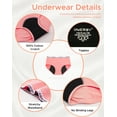 thumbnail image 5 of INNERSY Big Girls' Period Panties Cotton Menstrual Underwear For Teens 3-Pack (12-14 Years,Beige/Pink/Green), 5 of 8