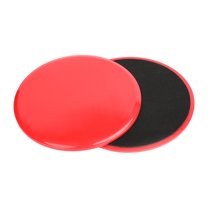 2x Core Sliders for Working Out Dual Sided Gliding Discs Lightweight Gift Workout Equipment Strength Home Exercise Improve Balance Red