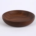 thumbnail image 6 of KALLORY 1Pack Circle Wood Plate Rustic Design Suitable for Christmas and Thanksgiving Events, 6 of 8