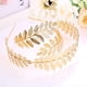 thumbnail image 5 of 2 piezas de brazalete de diadema de diosa, juego de joyas nupciales, corona de hojas de laurel romanas, brazalete de banda para la parte superior del brazo, pulsera ajustable, 5 of 5