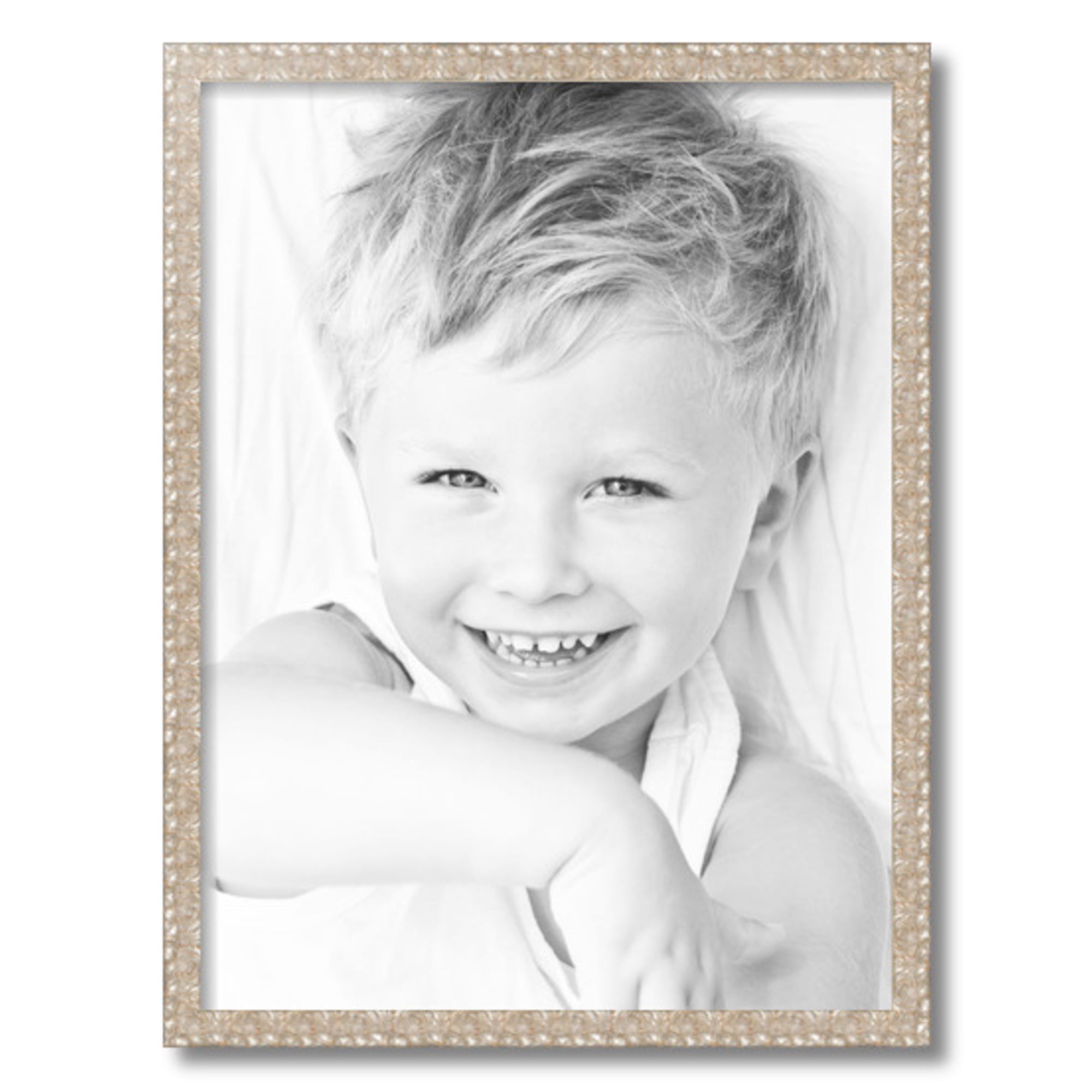 ArtToFrames 18" x 24" 1" wide - Silver Thin Picture Frame, 18x24 inch Silver Wood Poster Frame (WOM-4904), 4 Pack
