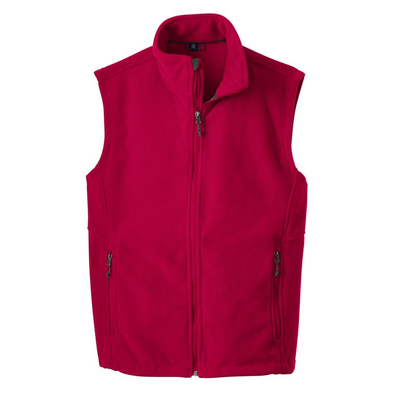 Port Authority Mens Super Soft Fleece Adjustable Vest 