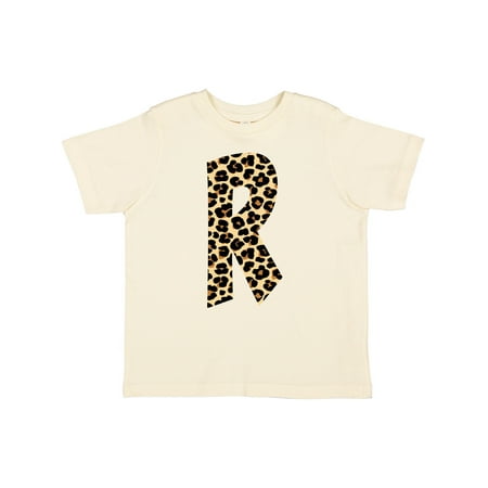

Inktastic Leopard Print Letter R Gift Toddler Boy or Toddler Girl T-Shirt