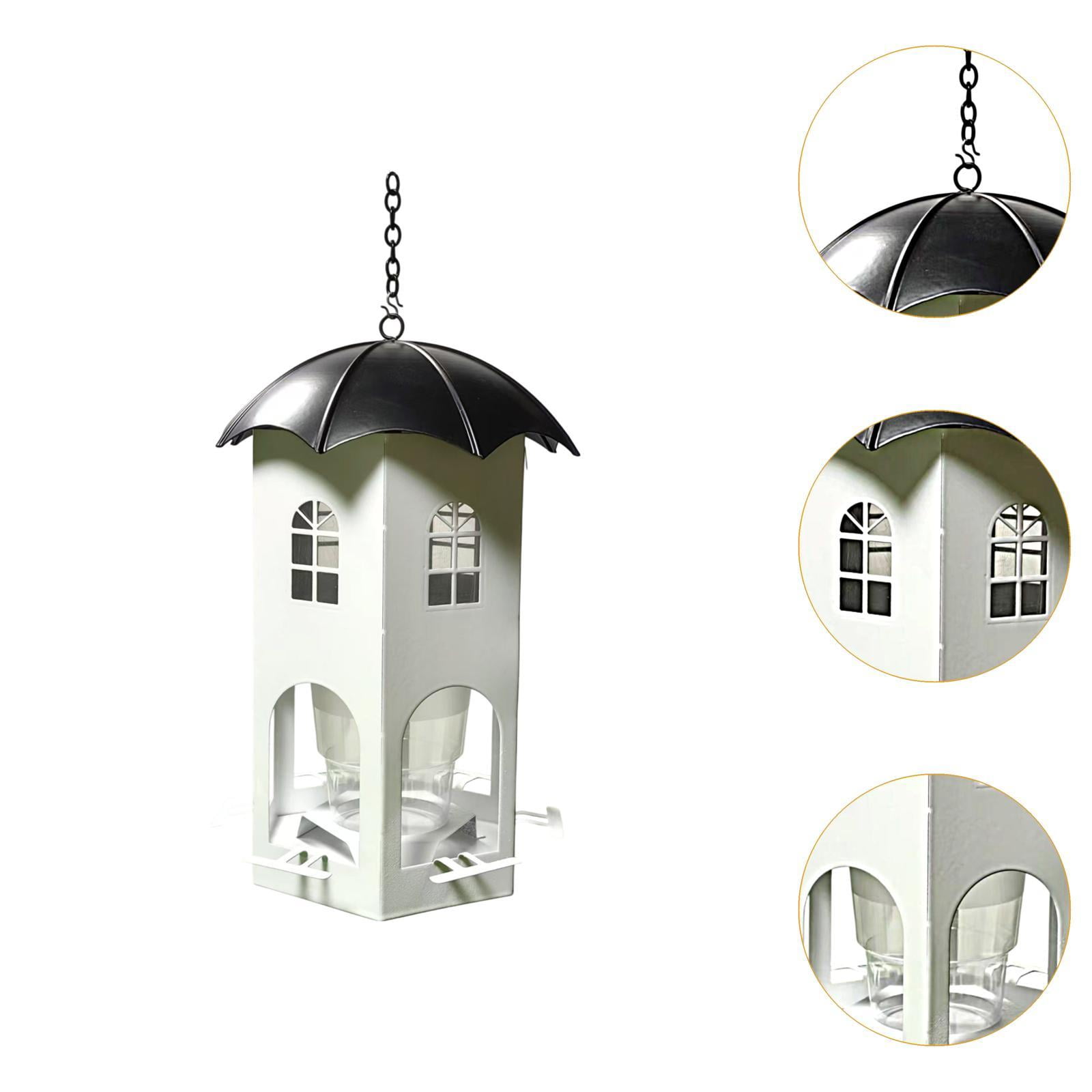 koolsoo Bird Feeder Bird Feeding Station Outdoors Easy to Clean and Fill Food Dispenser Hummingbirds Feeder for Yard Patio Decoration