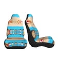 thumbnail image 3 of Sikiie Boards and Beach Car Seat Covers 2PCs Front Car Seat Covers Universal fit for Most Cars SUVs and Trucks-1, 3 of 9