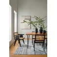 thumbnail image 4 of Hauteloom Danny Recycled Material Living Room, Bedroom Area Rug - Southwestern - White, Black, Silver Gray - 9' x 12', 4 of 6