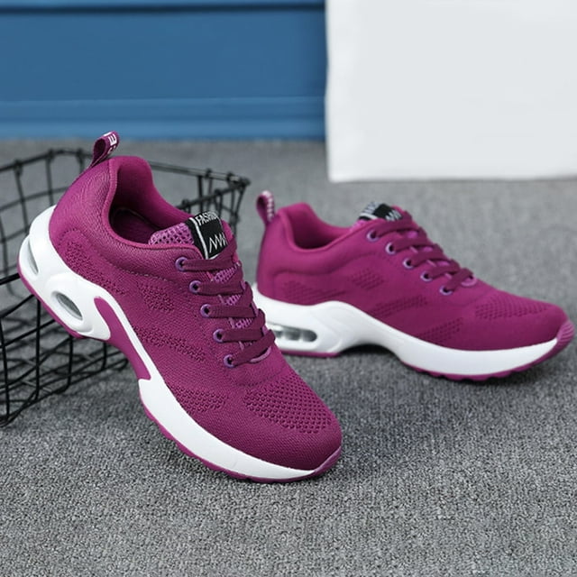 Chaussures de Jogging pour Femmes Respirantes Espadrilles de Marche Légères pour Activité Extérieure