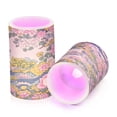 thumbnail image 7 of Yayeee Flameless Candles with Remote Flickering Battery Operated Multi Color Changing, Pink Floral Wave, 7 of 7