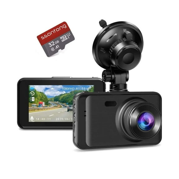 Dash Camera - Ssontong A10 - FHD 1080p - 32G SD Card - Night Vision
