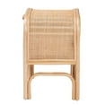 thumbnail image 4 of bali & pari Carabella Bohemian Natural Rattan 1-Drawer Nightstand, 4 of 8